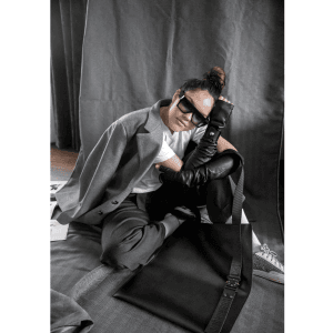 XL dydžio PLOKŠČIAS KREPŠYS su tekstilės rankena