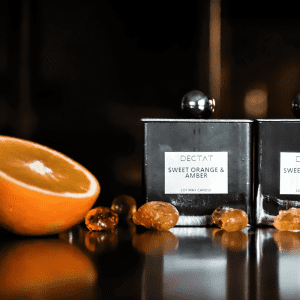 Kvapni žvakė namams su saldaus apelsino ir gintaro aromatu