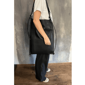 XL dydžio PLOKŠČIAS KREPŠYS su VIRVĖS IR ODINIU DIRŽU